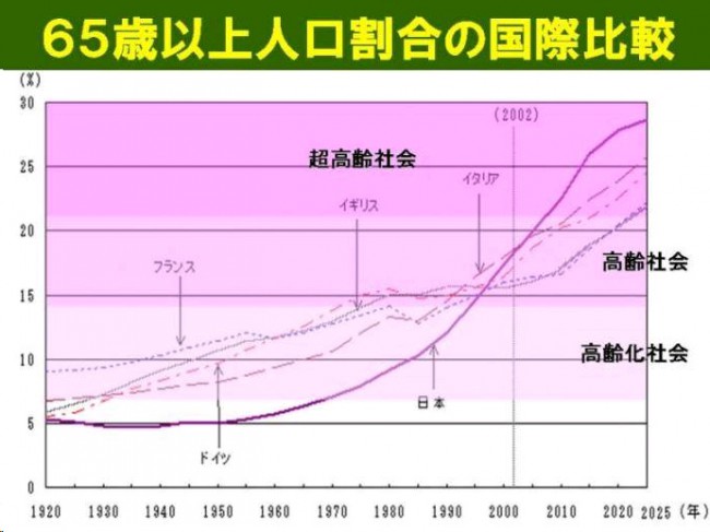 65歳以上　人口構造