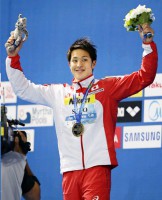 8月　世界水泳　瀬戸　金メダル